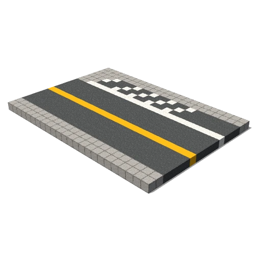 Parking lane road markings convertion