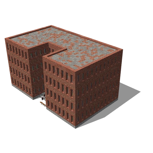 Brick office building small