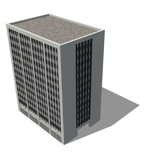 White gray office building