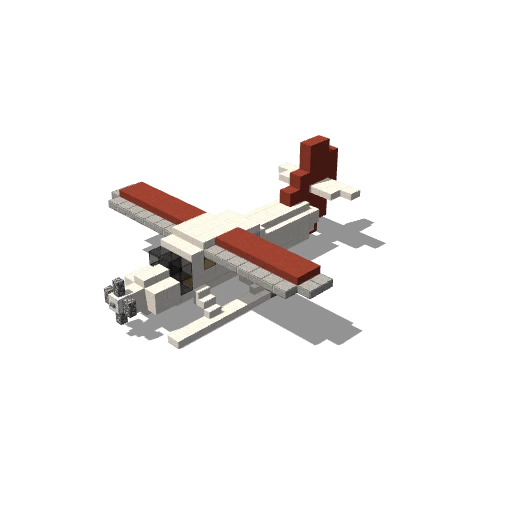 Sea plane red